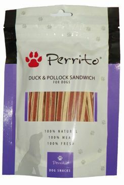 Perrito Duck&Pollock Sandwich pro psa 100g