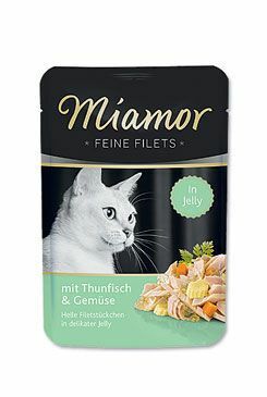 Miamor Cat Filet kapsa tuňák+zelenina v želé 100g
