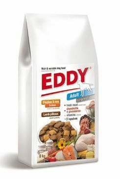 EDDY Adult Large Breed s masovými polštářky 8kg