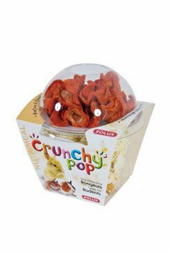 Pochoutka POPCORN mrkev pro hlodavce 43g Zolux