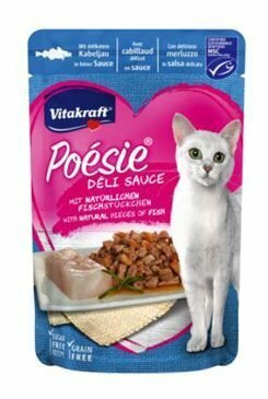 Vitakraft Cat Poésie Délice Sauce kapsa treska 85g