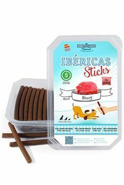 Ibéricas Sticks for Dog-Beef 900g 75ks
