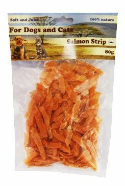 Pochoutka Lososové proužky 80g