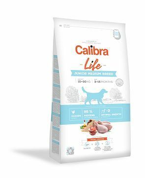 Calibra Dog Life Junior Medium Breed Chicken 12kg