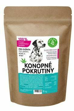 Konopné pokrutiny ve formě výlisků/plátků BIO 1kg