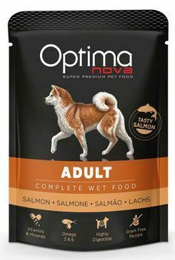 Optima Nova Dog Adult Salmon kapsa 300g