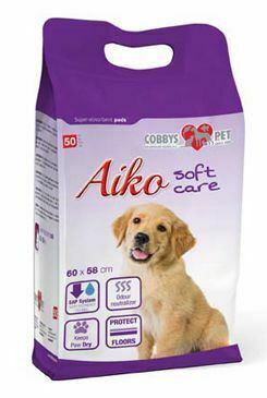 Podložka absorbční pro psy Aiko Soft Care 60x58cm 50ks