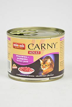 Animonda konz. kočka CARNY Adult hovězí/jehněčí 200g