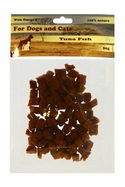Pochoutka Tuňákové kostky měkké 80g