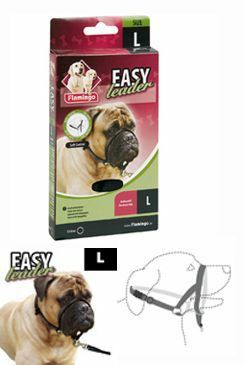 Ohlávka proti táhnutí Easy leader černá L KAR