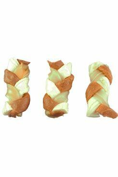 Magnum Rawhide Small braid 2,5" 6,5cm/40ks BROWN