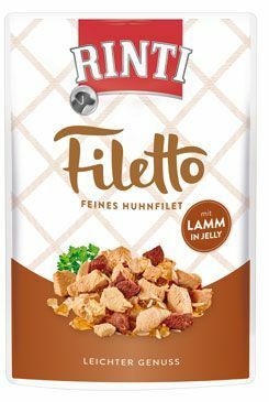 Rinti Dog kapsa Filetto kuře+jehně v želé 100g