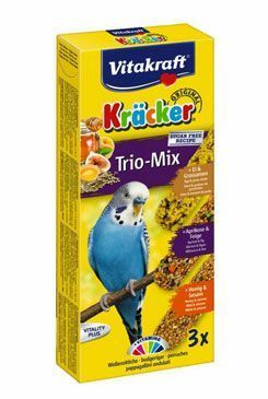 Vitakraft Bird Kräcker Andulka vejc/meruň/sez. tyč 3ks