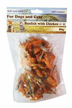 Pochoutka Rybičky omatané kuřecím masem 80g