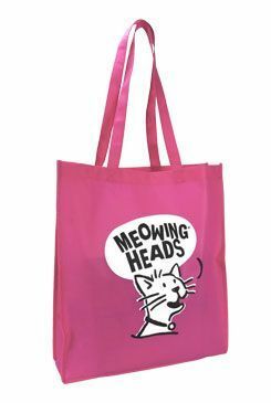 MEOWING HEADS  taška Meowing Heads růžová