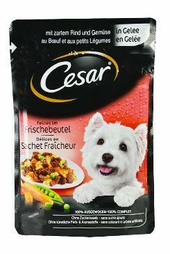 Cesar Tasty kapsa hovězí se zeleninou v želé 100g