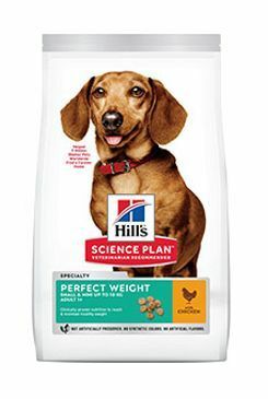 Hill's Can.Dry SP Perf.Weight Adult Small Chicken 1,5kg