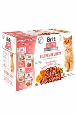 Brit Care Cat Fillets Gravy Flavour box 4x3psc(12x85g)