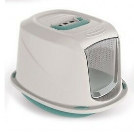 WC kočka Galaxy kryté s filt. 45x36x32cm, šedo-modrá