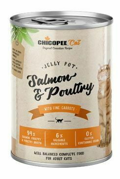 Chicopee Cat konz. Jelly Pot Salmon&Poultry 400g