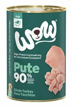 WOW konzerva PUR krocan monoprotein 400g