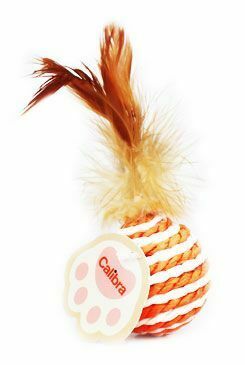 Calibra - hračka balónek s peříčky pro kočky