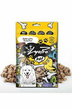 Lyopro DOG poch. mrazem sušené Kuřecí játra 50g