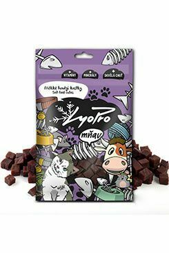 Lyopro CAT poch. sušené Měkké hovězí kostky 70g