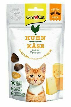 Gimcat Crunchy Snacks kuře se sýrem 50g