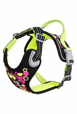 Postroj Hurtta Weekend Warr.Neon II lékořicový 45-60