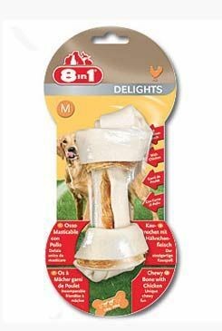 Pochoutka 8in1 Delights Chicken Bone M 1ks