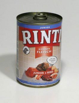 Rinti Dog Junior konzerva hovězí 400g