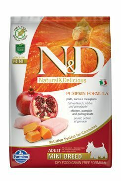 N&D GF Pumpkin DOG Adult Mini Chicken&Pomegranate 7kg