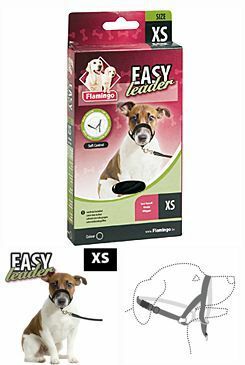 Ohlávka proti táhnutí Easy leader černá XS KAR