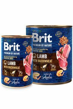 Brit Premium Dog by Nature konz Lamb&Buckwheat 400g