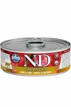 N&D GF CAT QUINOA Quail & Coconut 80g
