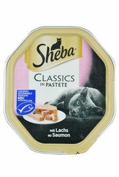Sheba vanička Classics s lososem 85g