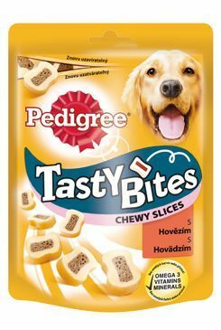 Pedigree poch.Tasty Minis Chewy Slices Beef&Poultr 155g