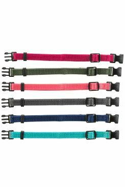 Obojek nylon pro štěňata rozez.M-L 22-35cm/10mm 6ks TR