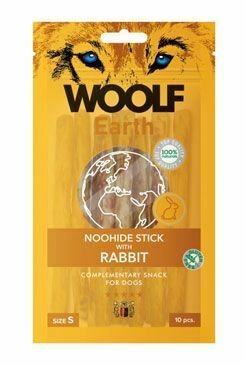 WOOLF pochoutka Earth NOOHIDE S Rabbit 90g
