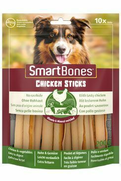 Pochoutka SmartBones Chicken Sticks 10ks