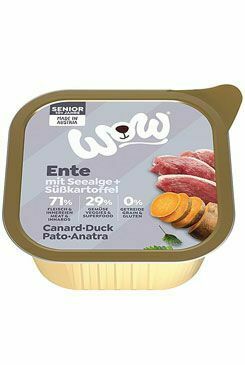 WOW paštika Senior kachna s batáty 150g