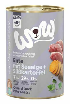 WOW konzerva Senior kachna s batáty 400g