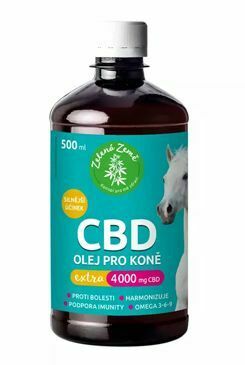 CBD olej pro koně Extra 4000mg, 500ml