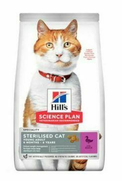 Hill's Fel.SP Adult Sterilised Cat Duck 1,5kg