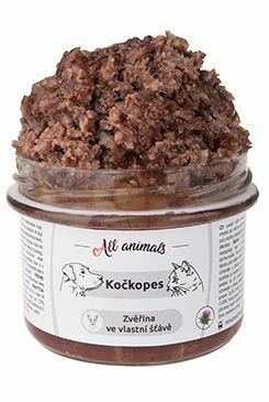 All Animals kočkopes sklo Zvěřina ve vlastní šťávě 200g