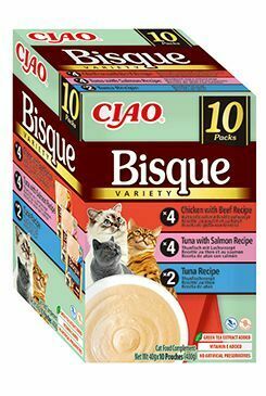 Churu Cat BOX Bisque Chick.Beef&Tun.Salmon&Tuna 10x40g