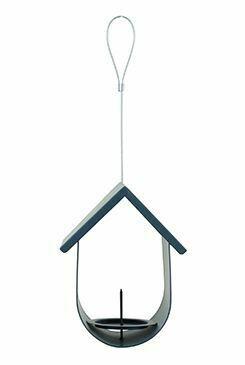 Krmítko venk. BUDKA na loj.koule kov modrá Zolux