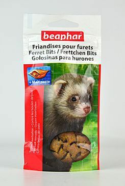 Beaphar pochoutka Ferret Bits malt pro fretky 35g