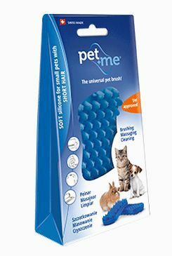PET and ME kartáč pro kočky, krátká srst, modrý